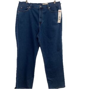 New 32 Degree Cool Size 16 Womens Sweatpant Jean Denim Zip Relaxed High Rise